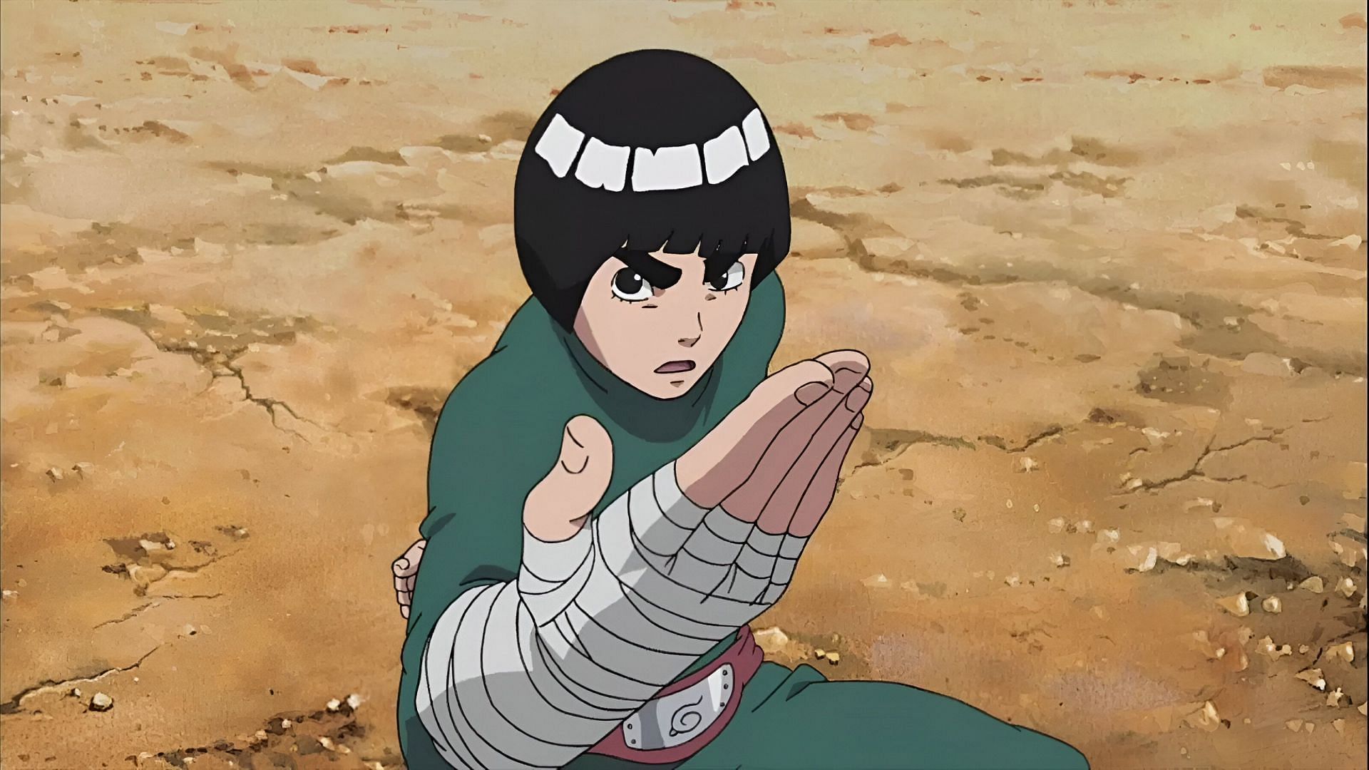 One of the Naruto characters, Rock Lee (Image via Studio Pierrot)